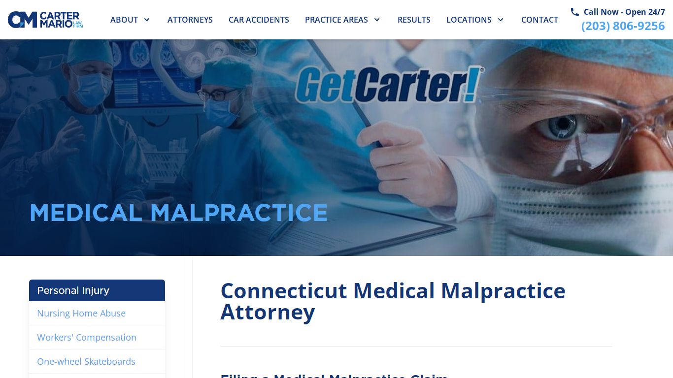 Medical Malpractice - Carter Mario Law