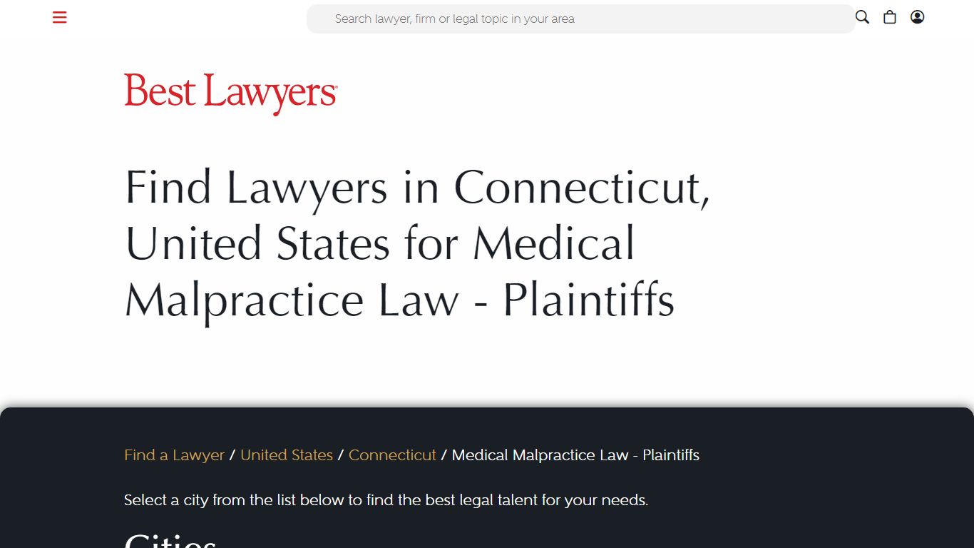 Best Connecticut Medical Malpractice Law - Plaintiffs Lawyers | Best ...